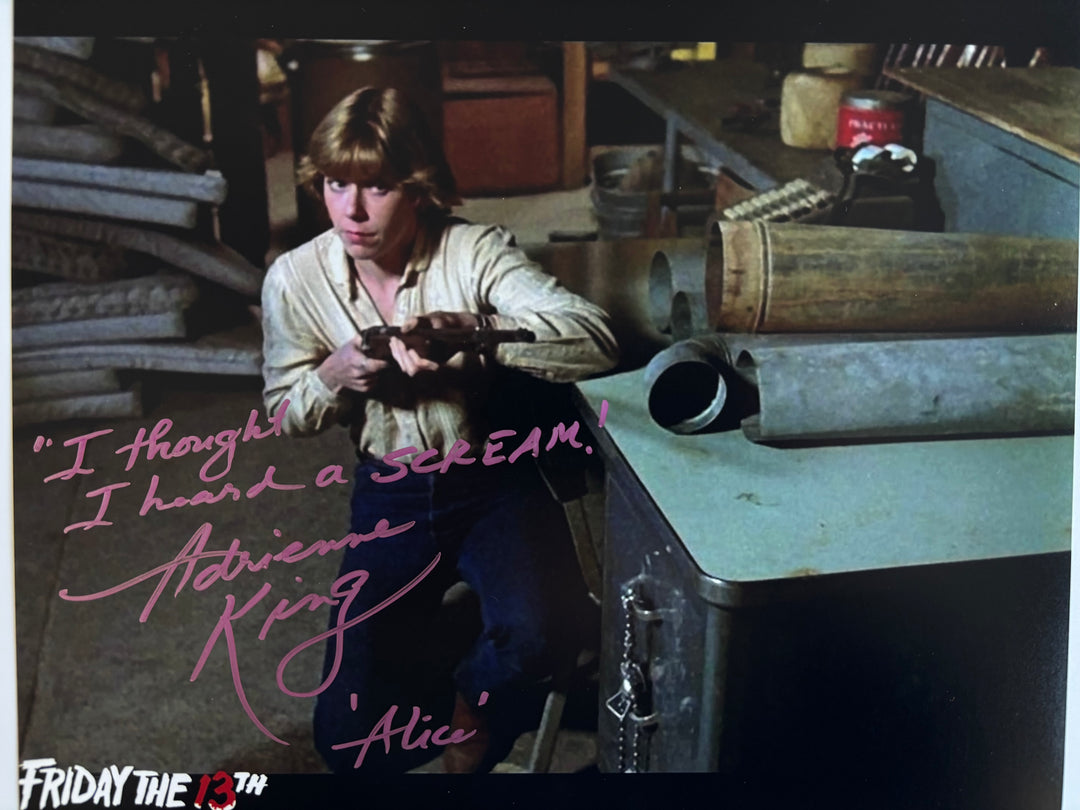 Adrienne King signed Autograph 8x10 Friday the 13th