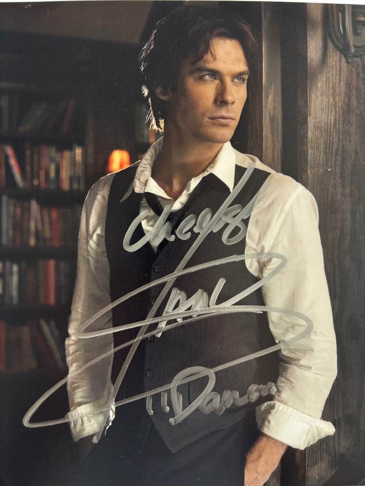 Ian Somerhalder signed Autograph 8x10 Vampire Diaries