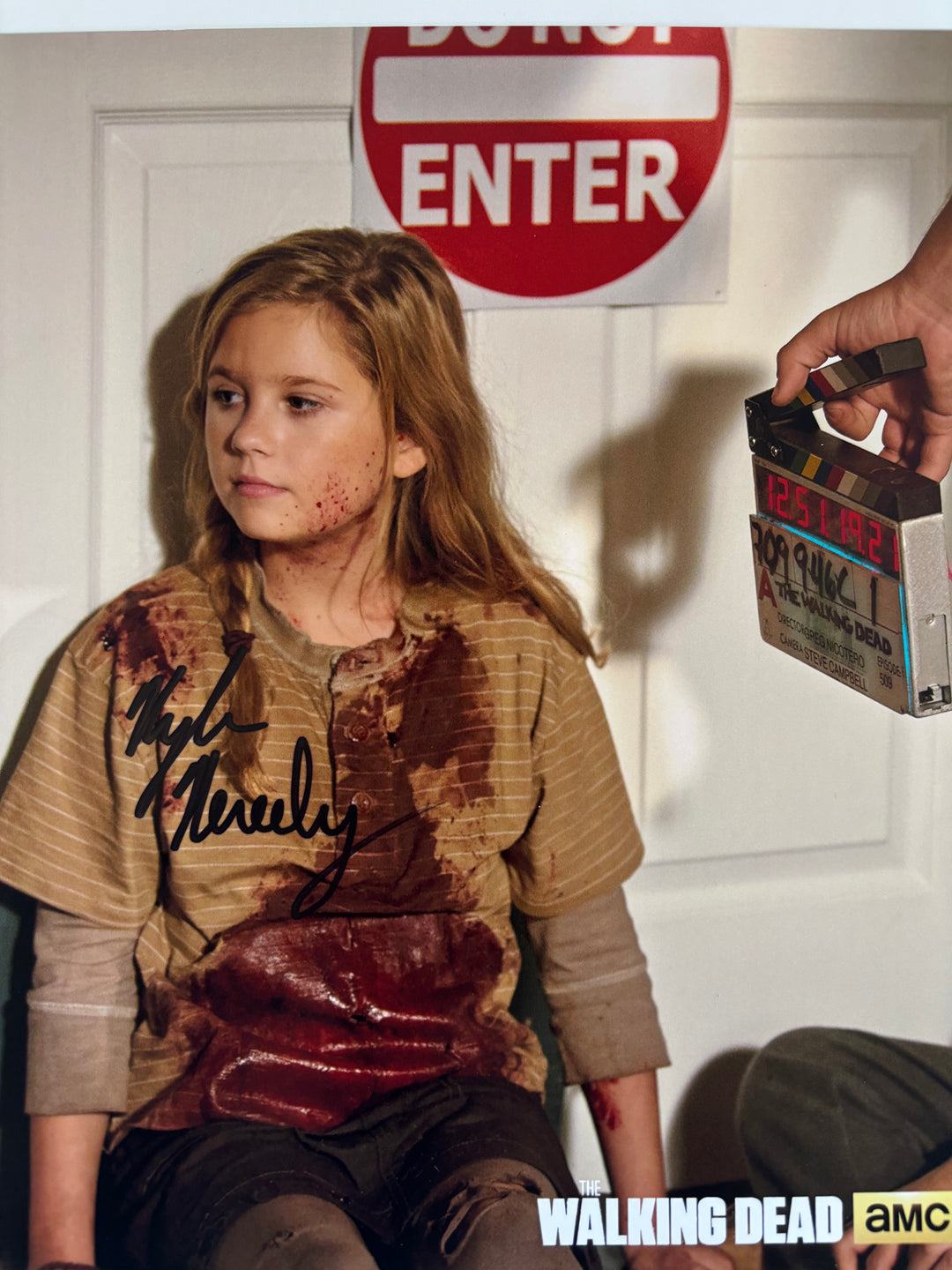 Kyla Kenedy signed Autograph 8x10 The Walking Dead