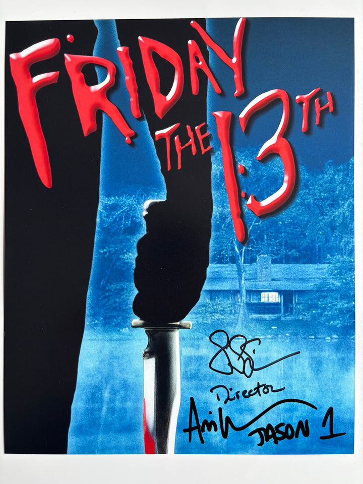 Sean Cunningham &amp; Ari Lehmann signed Autograph 8x10 Friday The 13th
