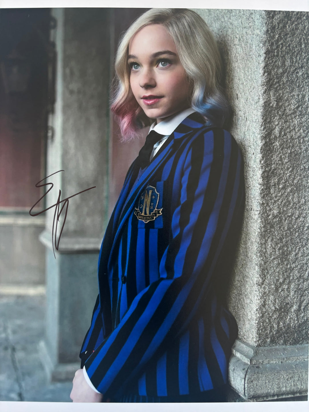 Emma Myers signed Autograph 8x10 Wednesday