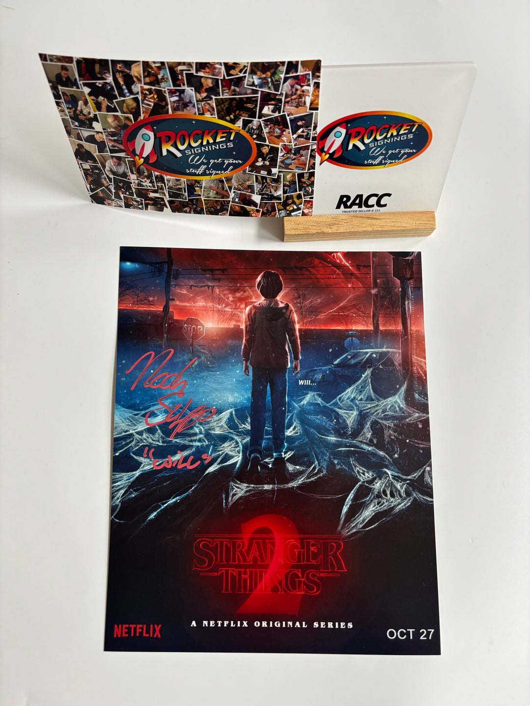 Noah Schnapp signed Autograph 8x10 Stranger Things