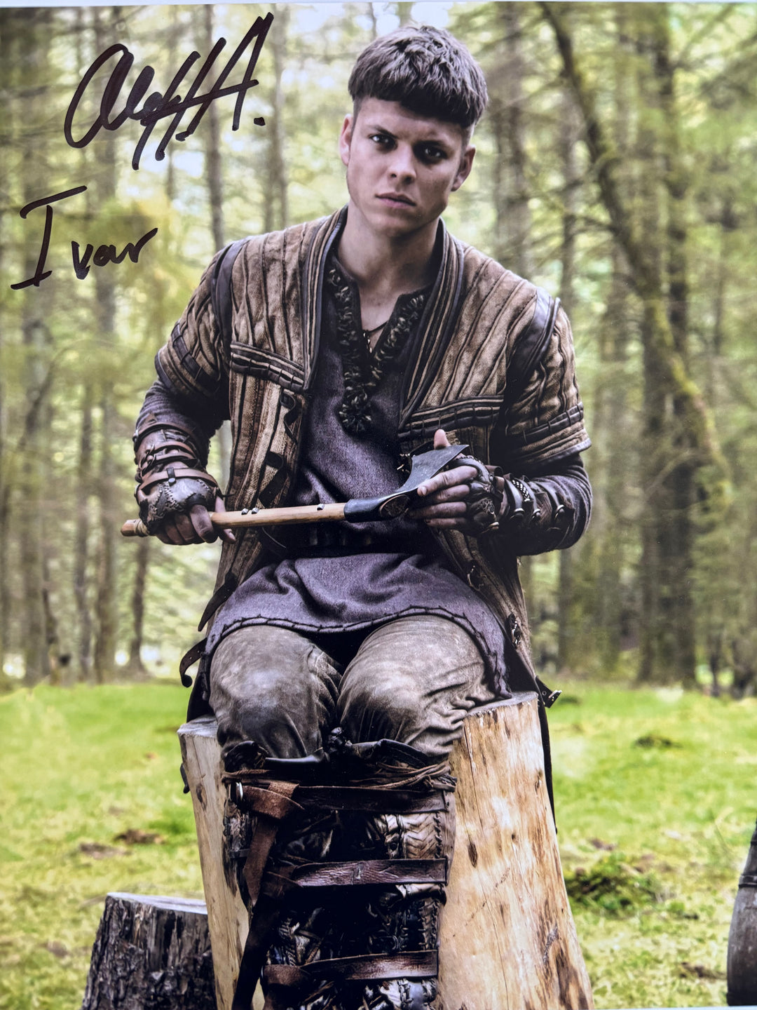 Alex Hogh Andersen signed Autograph 8x10 Vikings