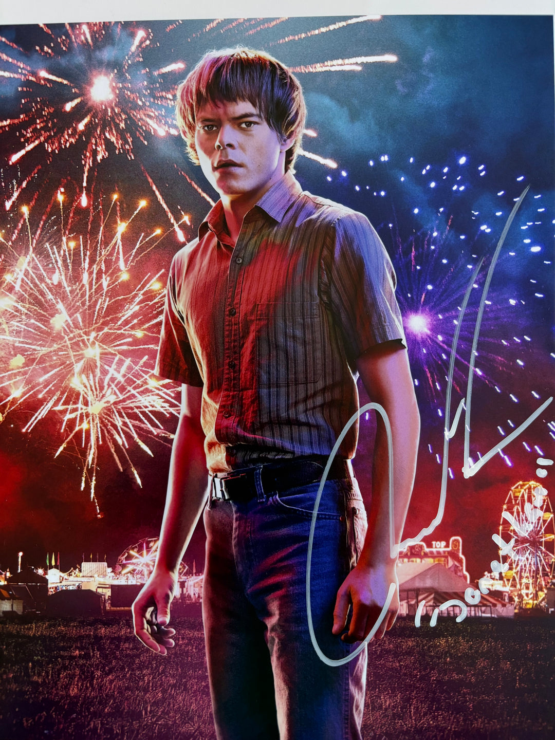 Charlie Heaton signed Autograph 8x10 Stranger Things