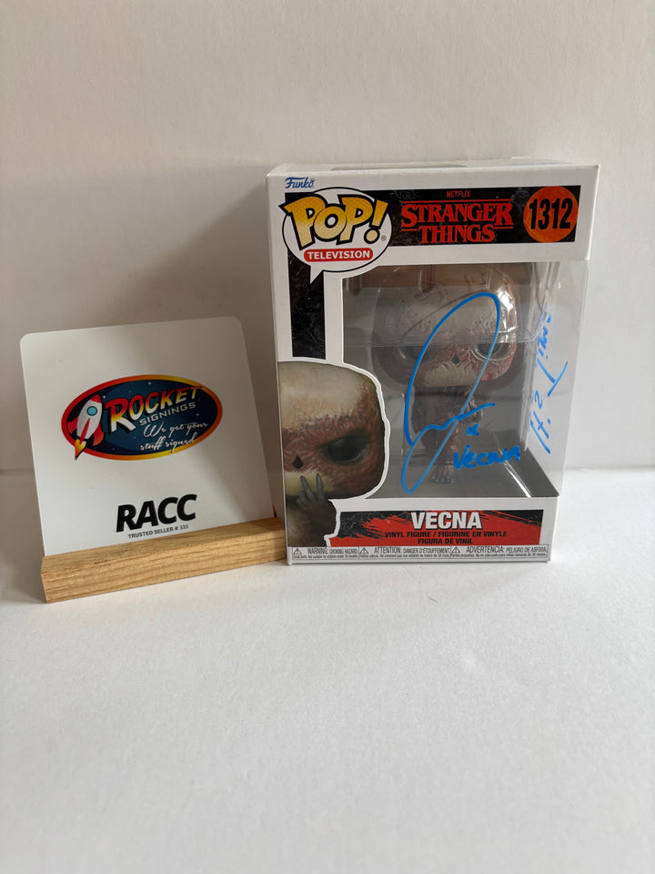 Jamie Campbell Bower signed Funko Pop Stranger Things