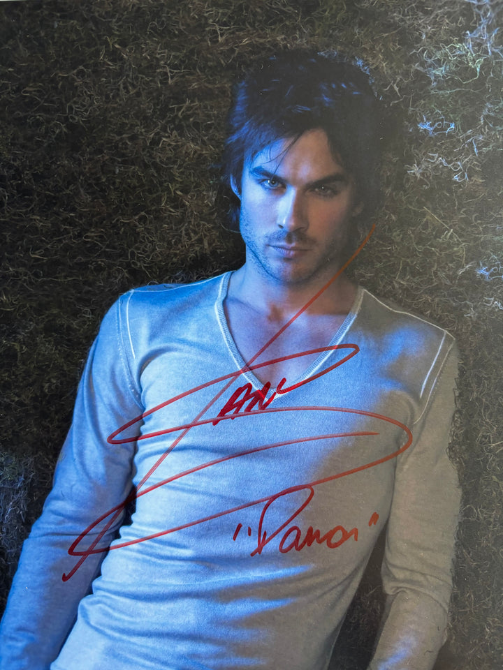 Ian Somerhalder signed Autograph 8x10 Vampire Diaries