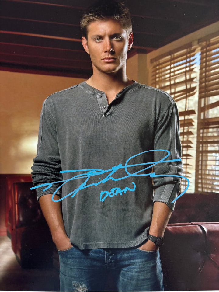 Jensen Ackles signed Autograph 8x10 Supernatural, The Boys