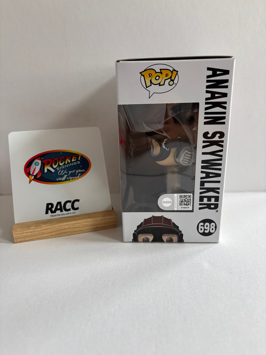 Jake Lloyd signed Funko Pop Star Wars with SWAU Authentication