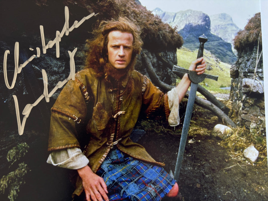 Christopher Lambert signed Autograph 8x10 Highlander