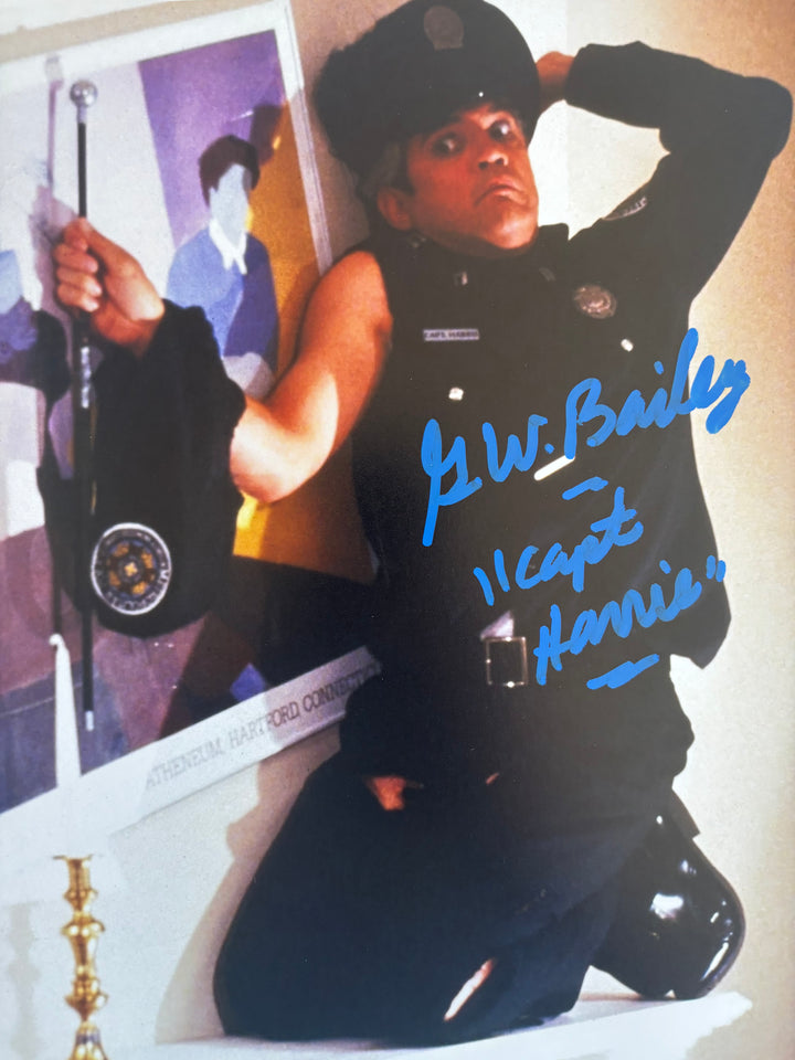 G. W. Bailey signed Autograph 8x10 Police Academy