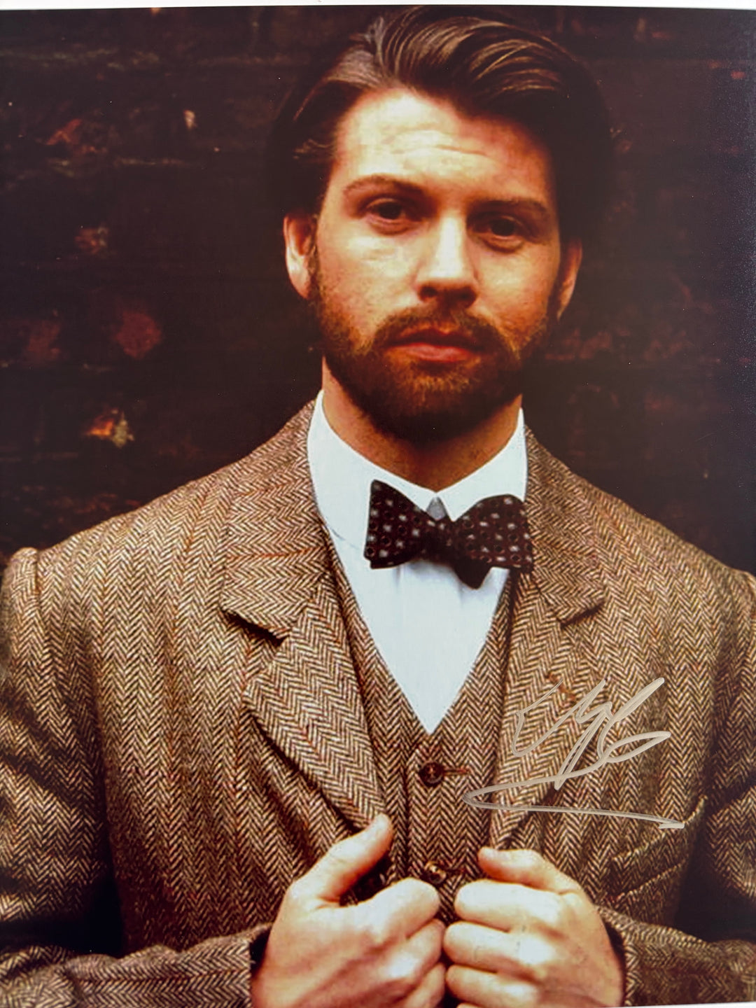 Lloyd Owen signed Autograph 8x10 Young Indiana Jones