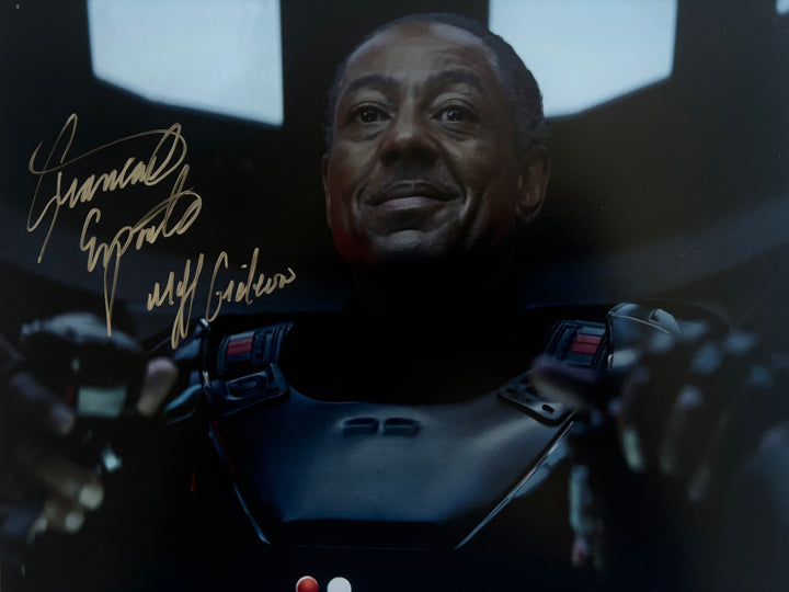 Giancarlo Esposito signed Autograph 8x10 Star Wars: Mandalorian, Breaking Bad