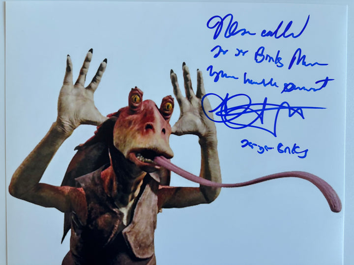 Ahmed Best signed Autograph 8x10 Star Wars