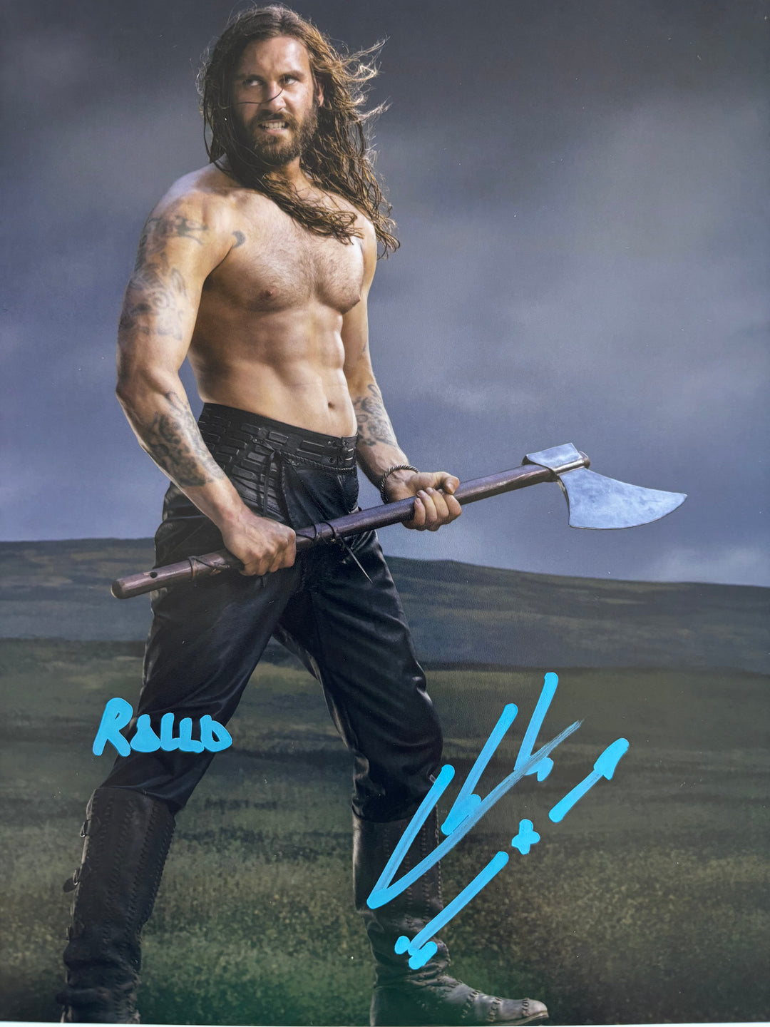 Clive Standen signed Autograph 8x10 Vikings, Taken