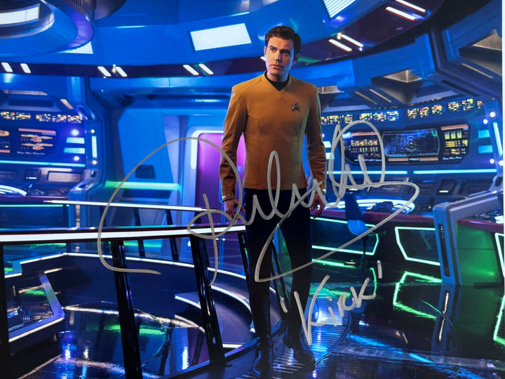 Paul Wesley signed Autograph 8x10 Vampire Diaries, Star Trek
