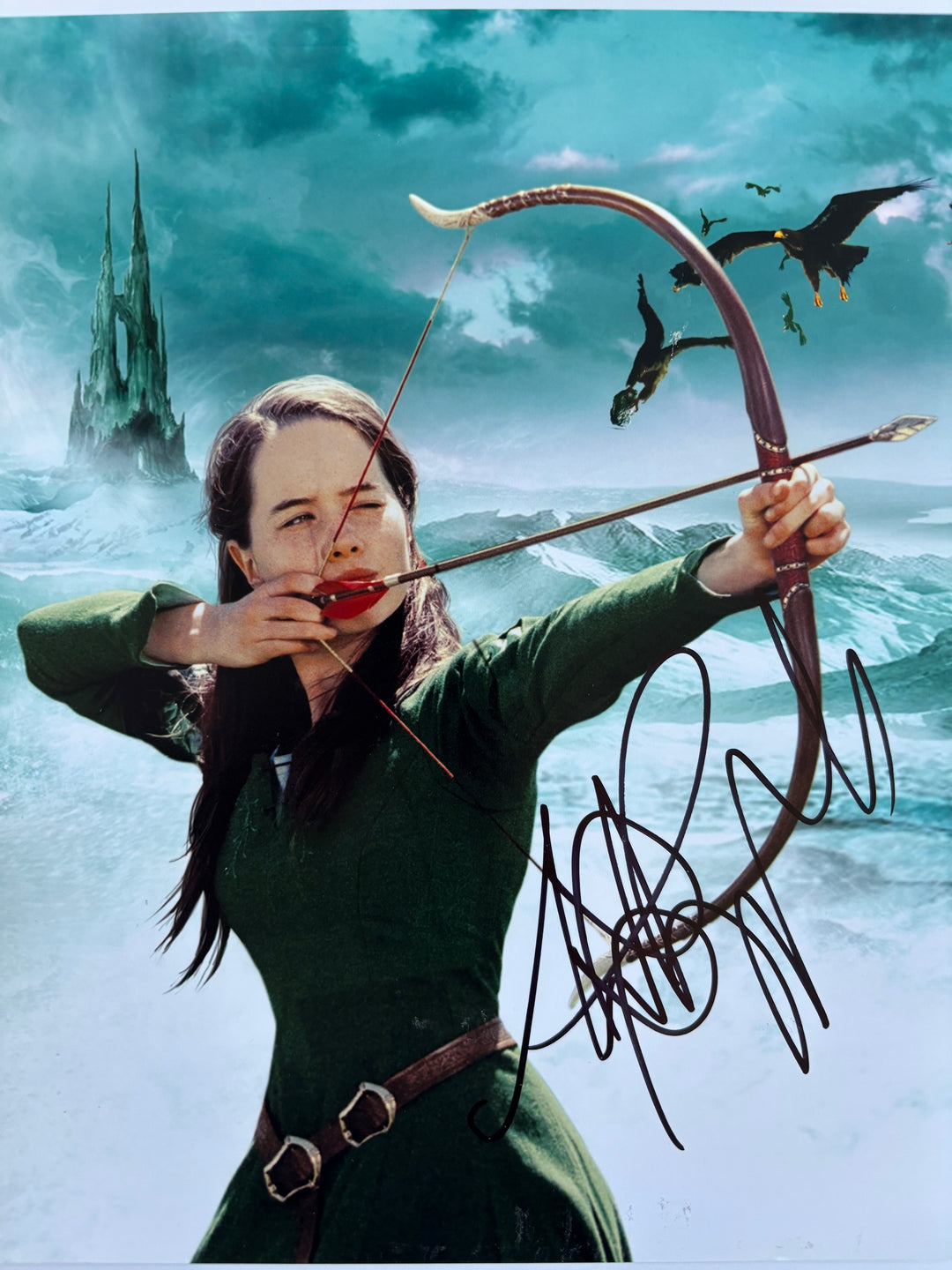 Anna Popplewell signed Autograph 8x10 Narnia
