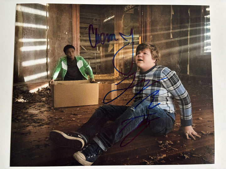 Jeremy Ray Taylor &amp; Chosen Jacobs signed Autograph 8x10 IT