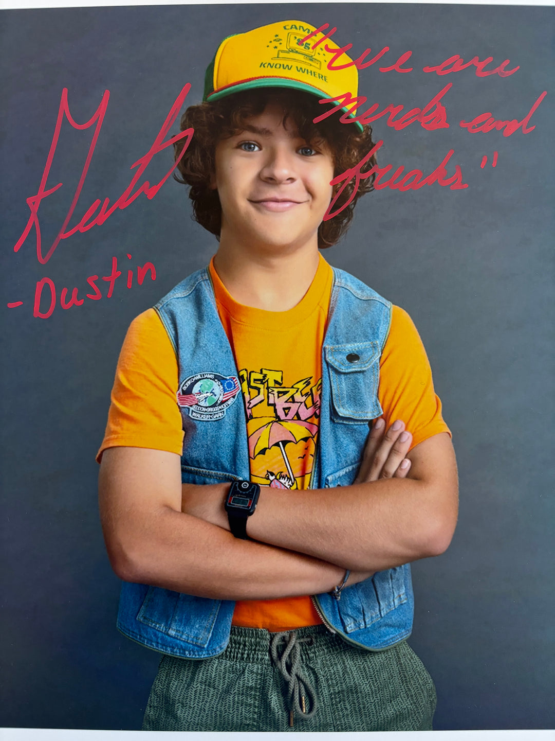 Gaten Matarazzo signed Autograph 8x10 Stranger Things