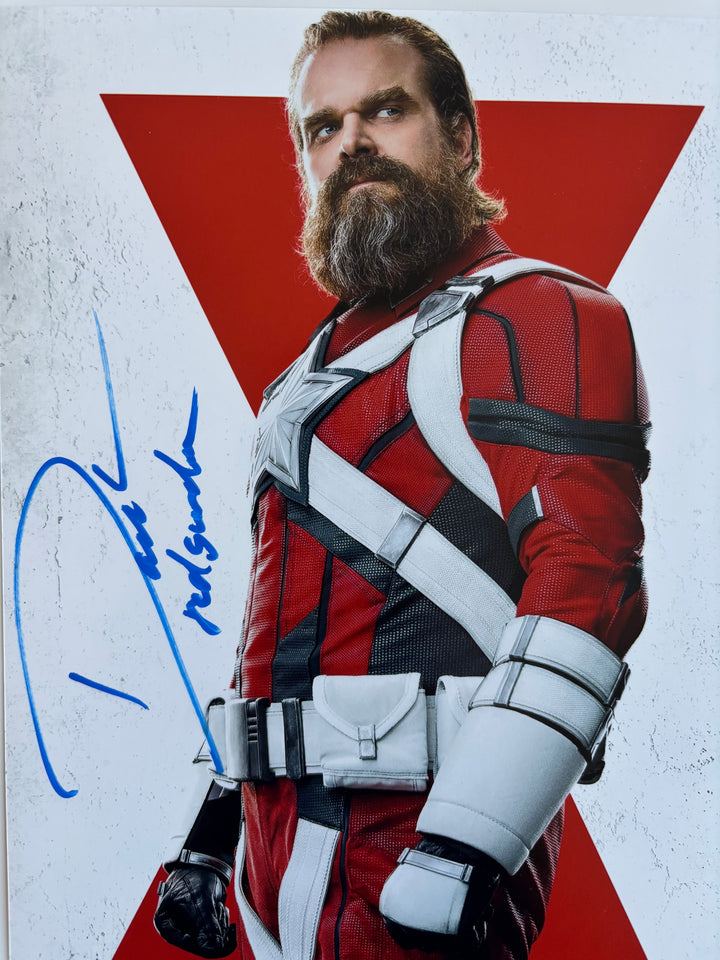 David Harbour signed Autograph 8x10 Stranger Things, Hellboy, Marvel