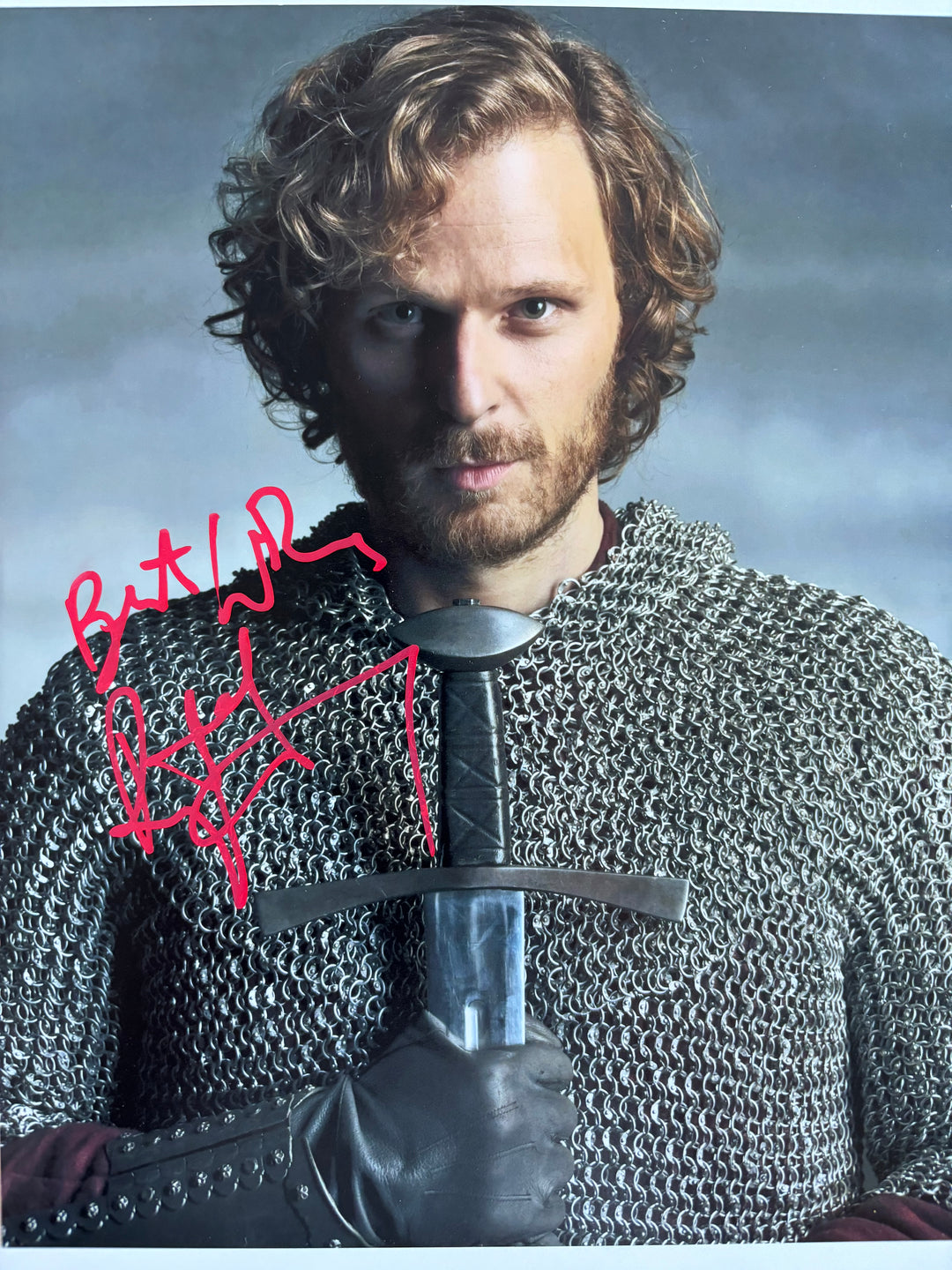 Rupert Young signed Autograph 8x10 Merlin, Bridgerton