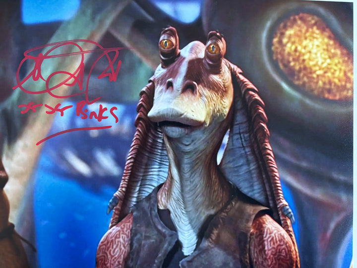 Ahmed Best signed Autograph 8x10 Star Wars