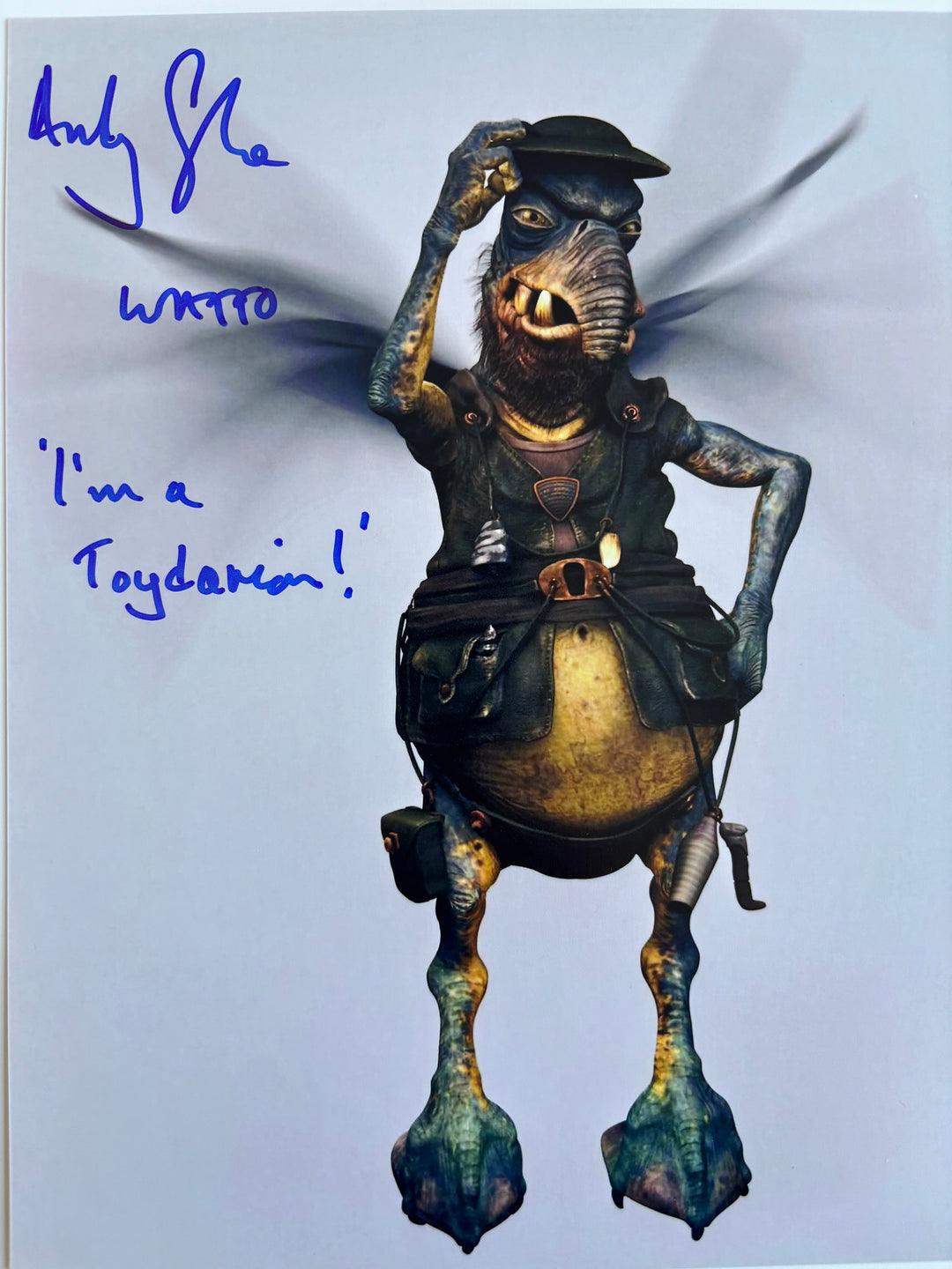Andy Secombe signed Autograph 8x10 Star Wars