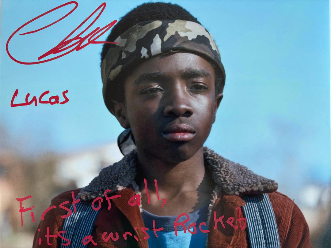 Caleb McLaughlin signed Autograph 8x10 Stranger Things