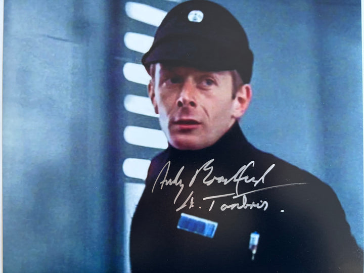 Andy Bradford signed Autograph 8x10 Star Wars, James Bond