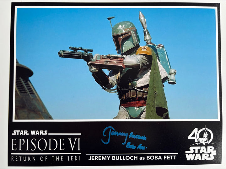 Jeremy Bulloch signed Autograph 8x10 Star Wars