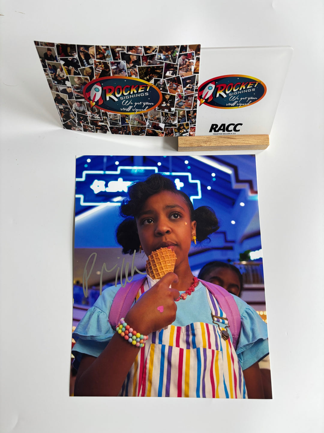Priah Ferguson signed Autograph 8x10 Stranger Things