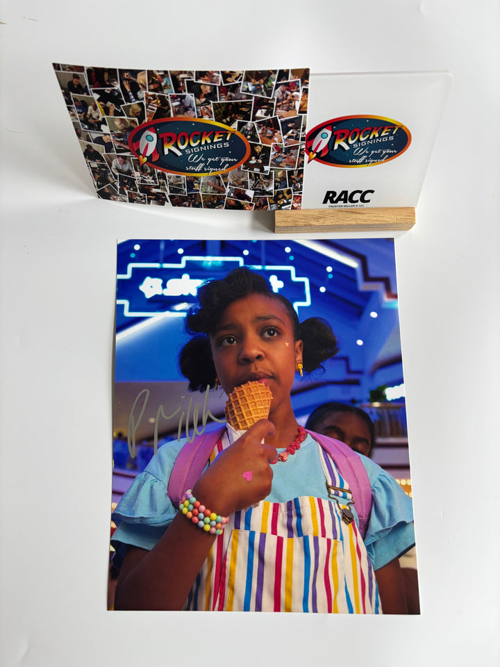 Priah Ferguson signed Autograph 8x10 Stranger Things