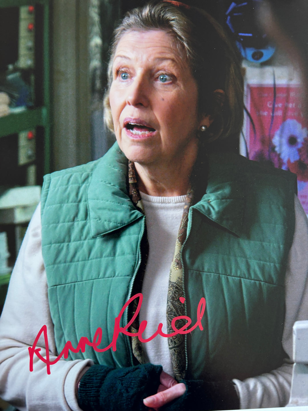 Anne Reid signed Autograph 8x10 Hot Fuzz, Doctor Who, Sanditon
