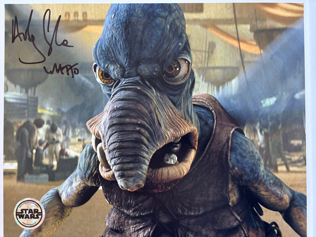 Andy Secombe signed Autograph 8x10 Star Wars