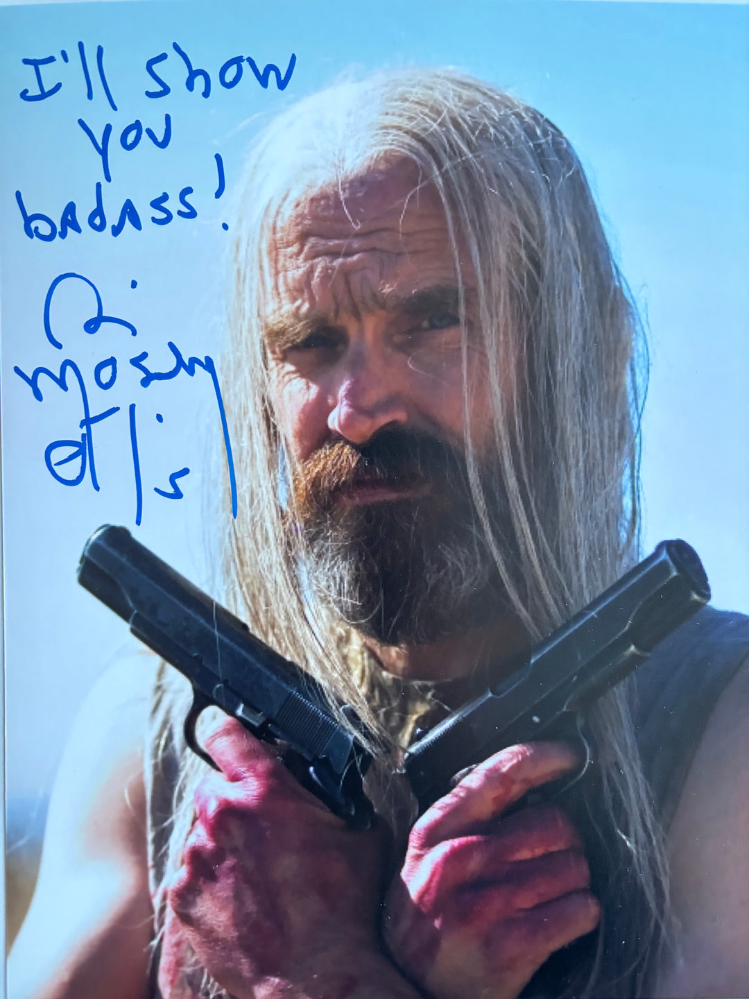 Bill Moseley signed Autograph 8x10 Texas Chainsaw Massacre, The Devil‘s Rejects