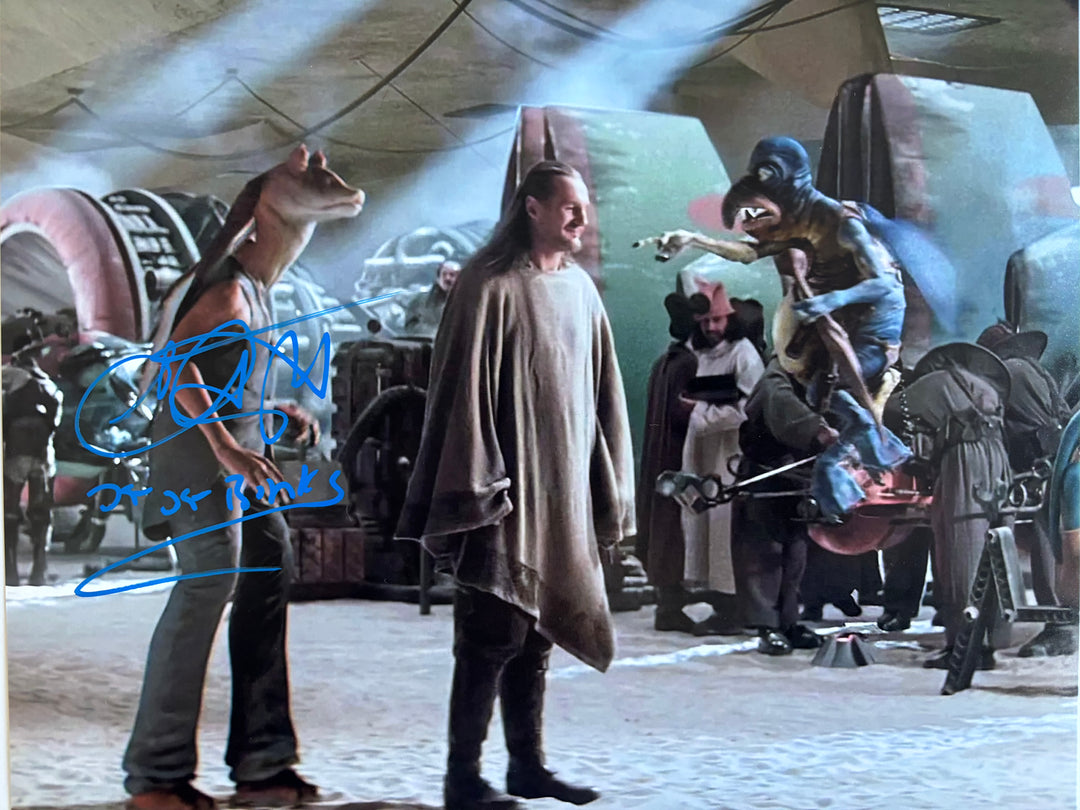 Ahmed Best signed Autograph 8x10 Star Wars