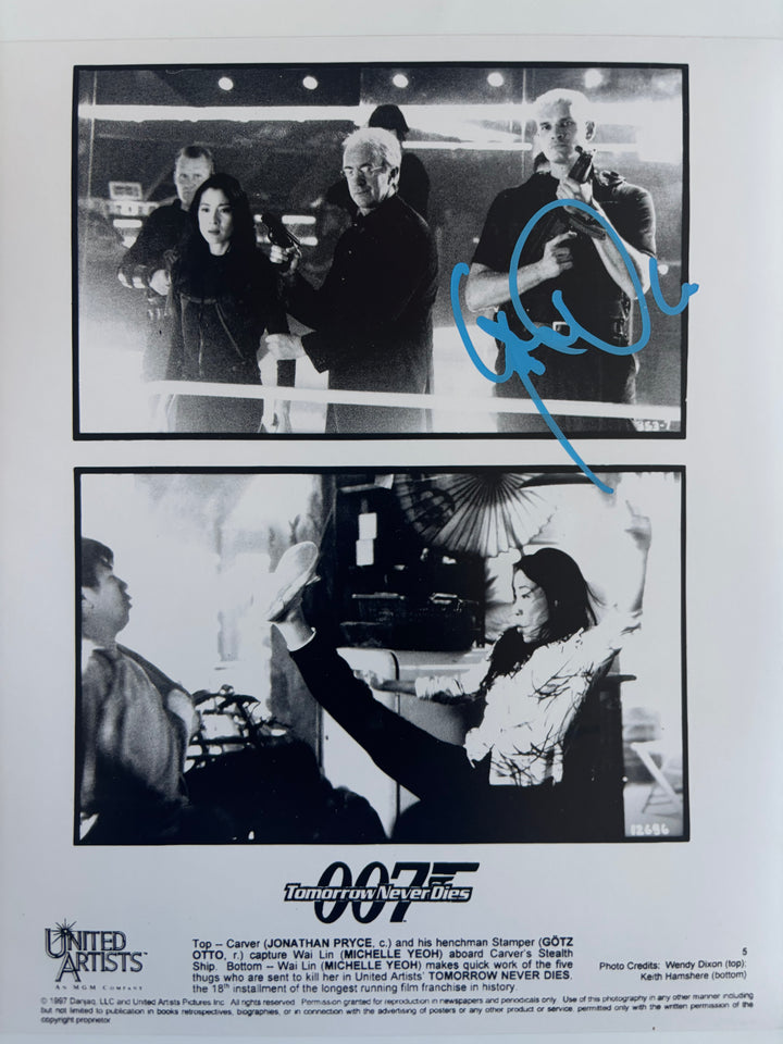 Götz Otto signed Autograph 8x10 James Bond