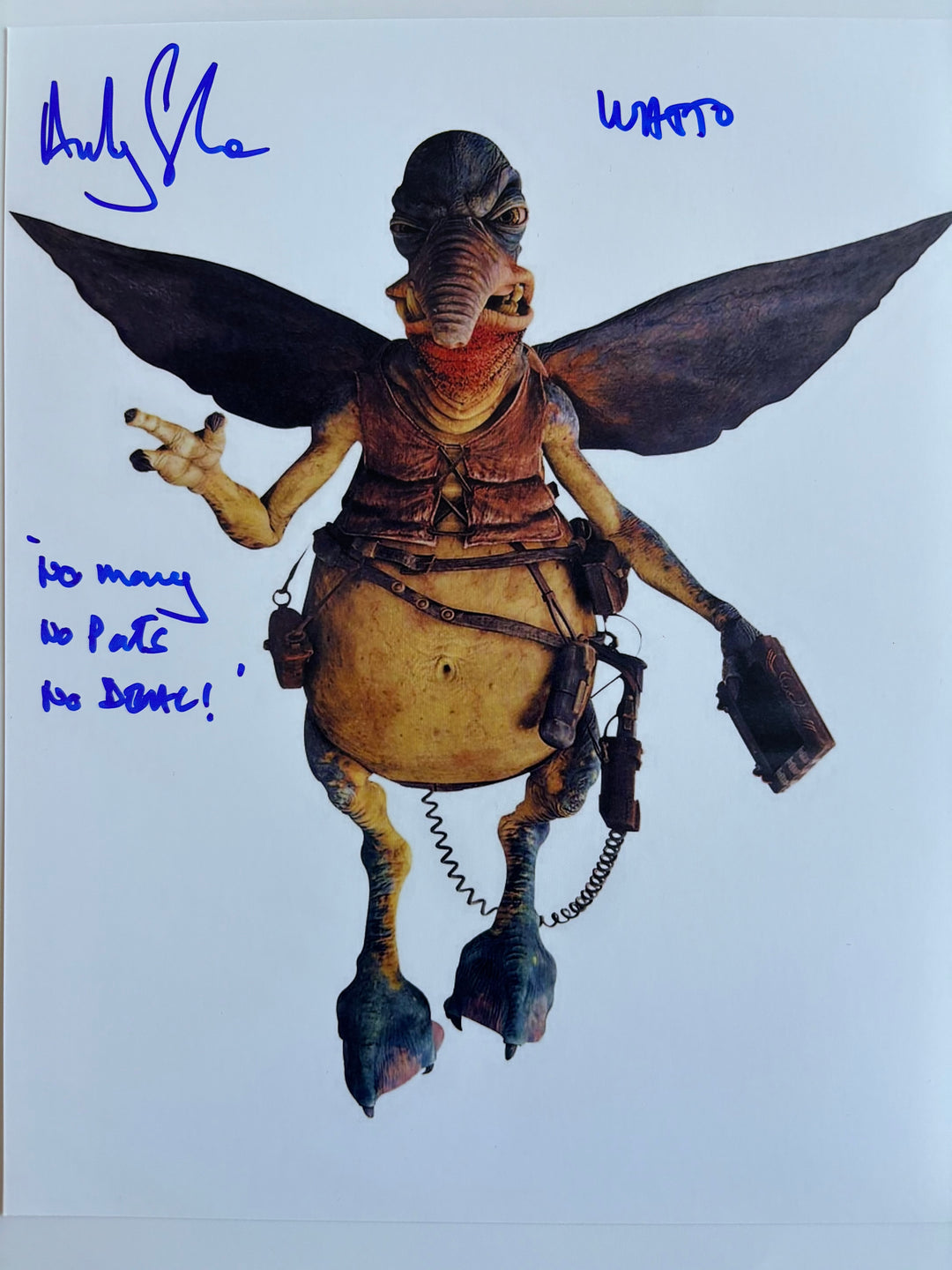 Andy Secombe signed Autograph 8x10 Star Wars