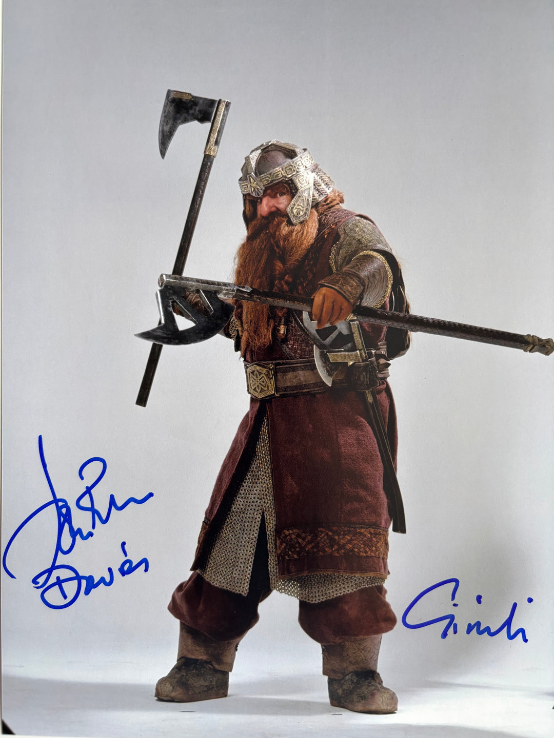 John Rhys Davies signed Autograph 8x10 Lord of the Rings, Indiana Jones