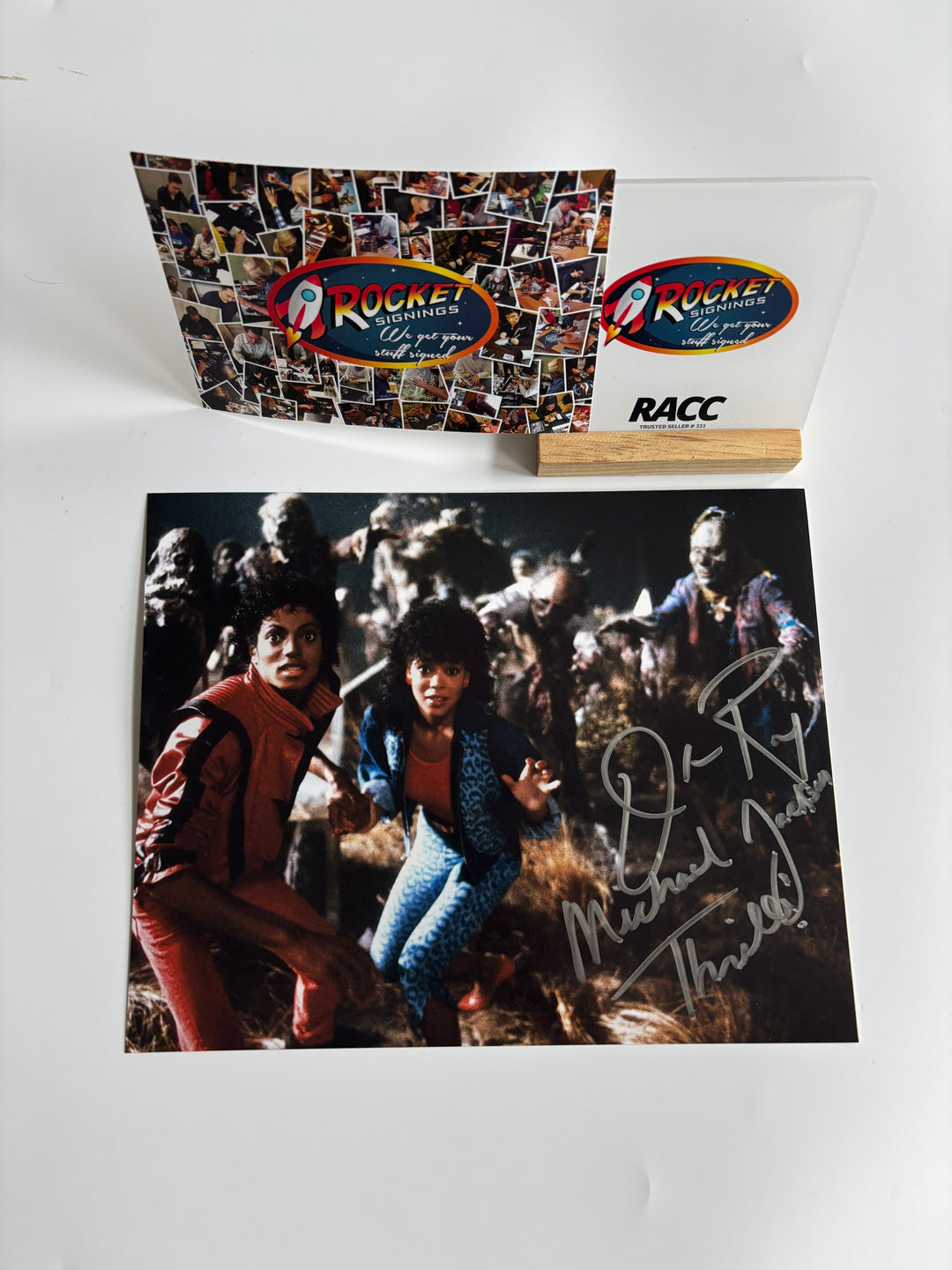 Ola Ray signed Autograph 8x10 Michael Jackson Thriller