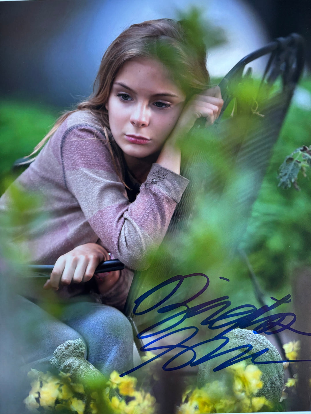 Brighton Sharbino signed Autograph 8x10 The Walking Dead