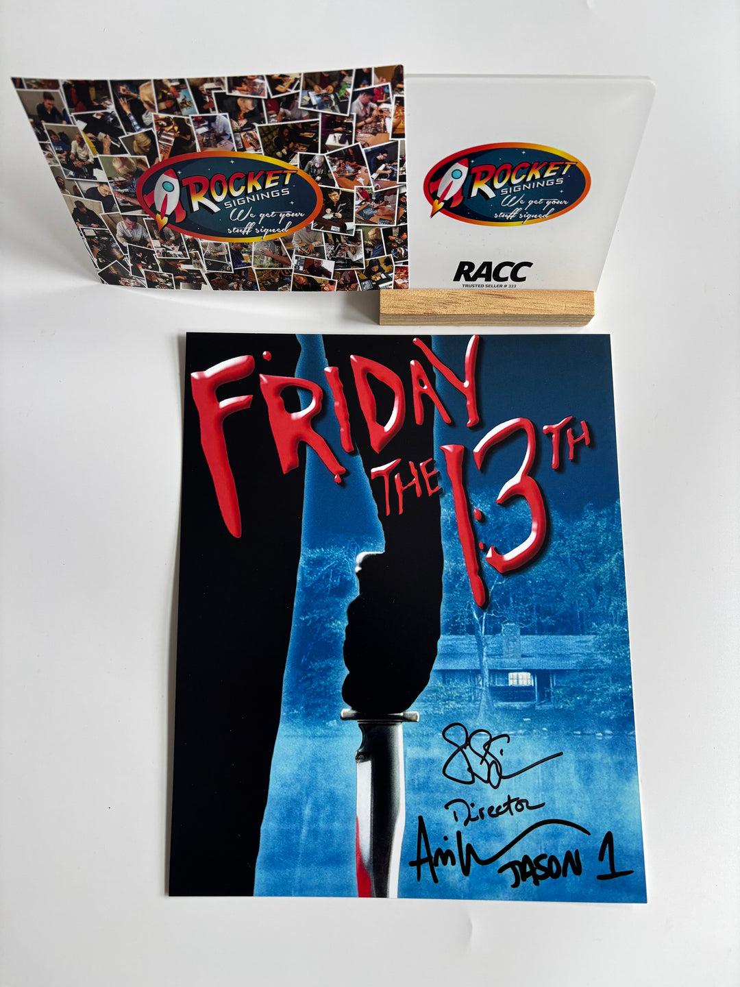 Sean Cunningham &amp; Ari Lehmann signed Autograph 8x10 Friday The 13th
