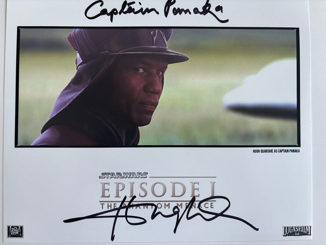 Hugh Quarshi signed Autograph 8x10 Star Wars