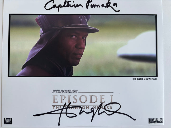 Hugh Quarshi signed Autograph 8x10 Star Wars