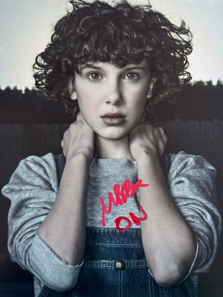 Millie Bobby Brown signed Autograph 8x10 Stranger Things