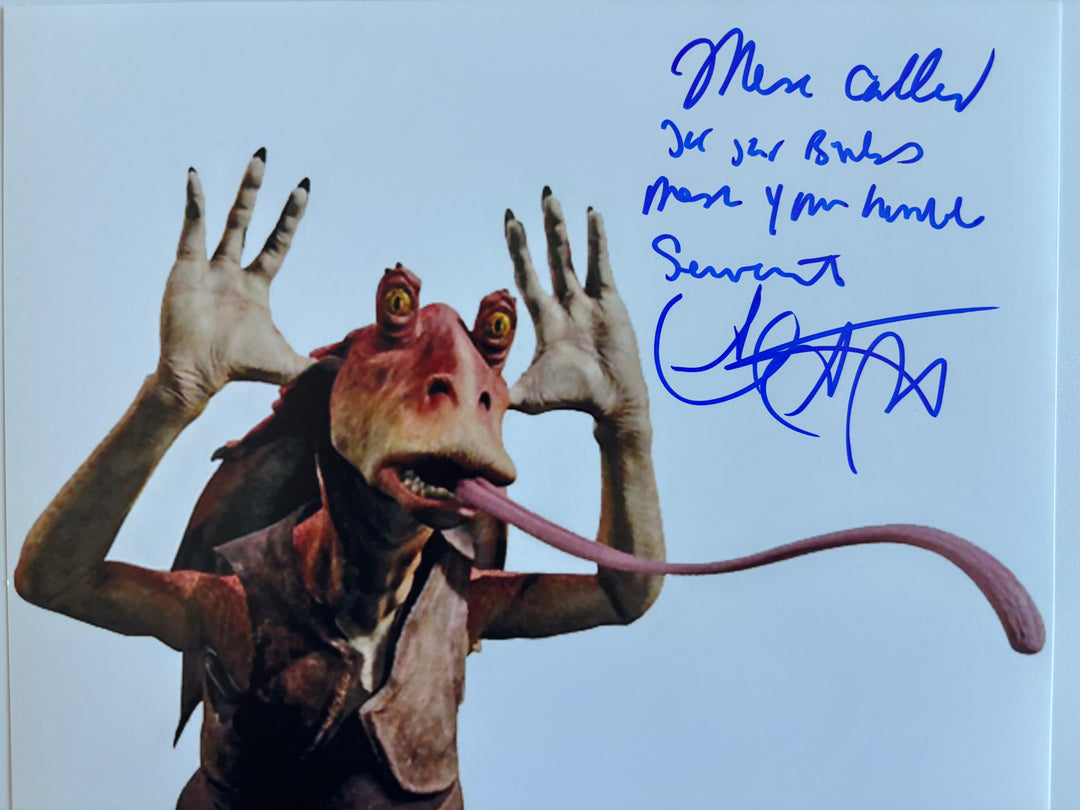 Ahmed Best signed Autograph 8x10 Star Wars