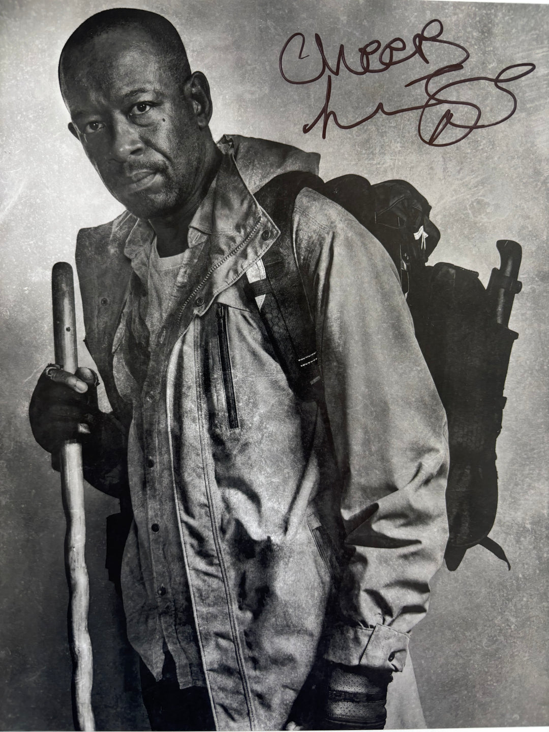Lennie James signed Autograph 8x10 The Walking Dead