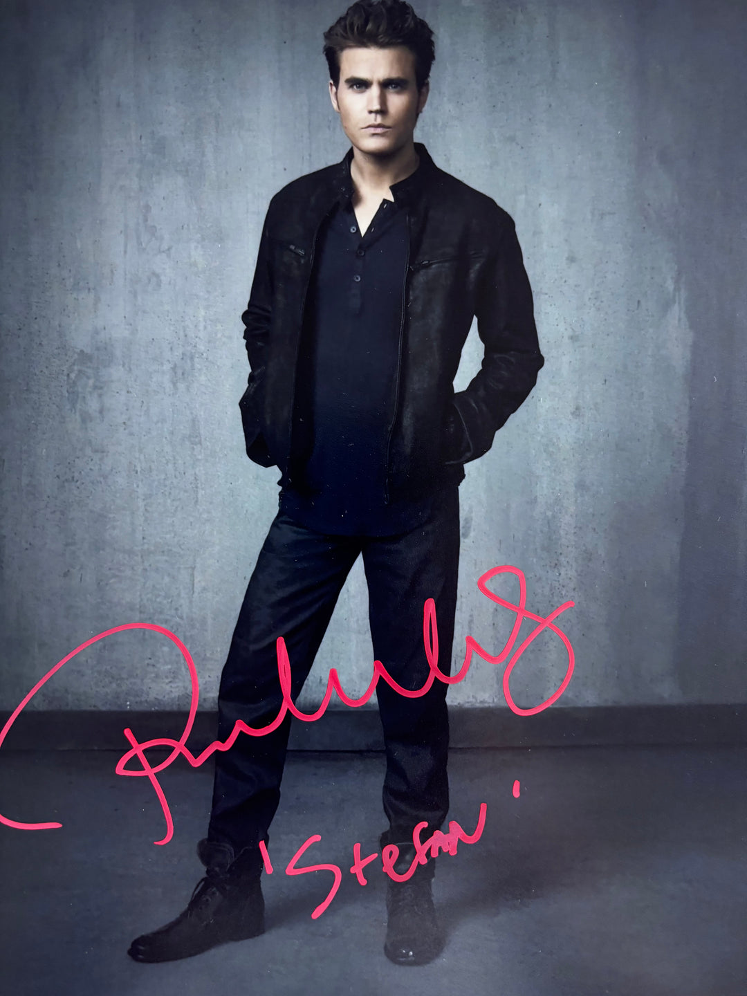 Paul Wesley signed Autograph 8x10 Vampire Diaries, Star Trek