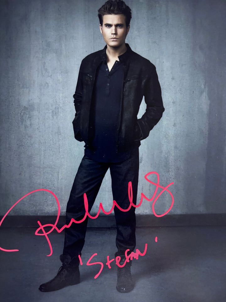 Paul Wesley signed Autograph 8x10 Vampire Diaries, Star Trek