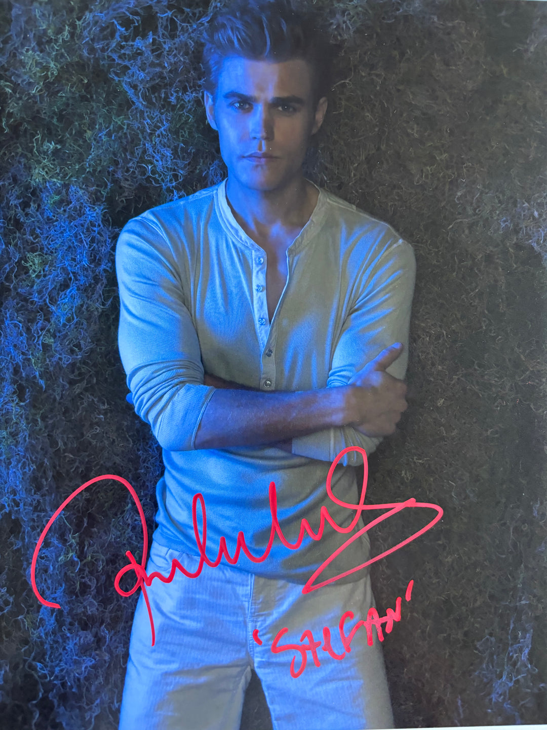 Paul Wesley signed Autograph 8x10 Vampire Diaries, Star Trek