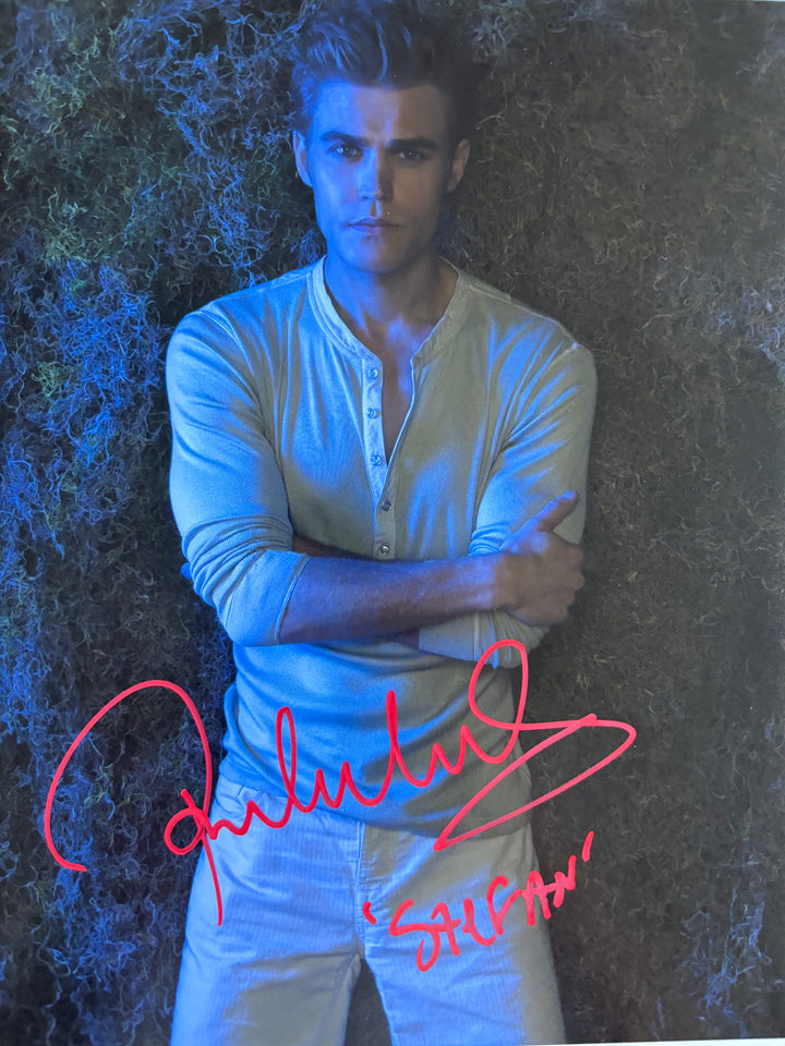 Paul Wesley signed Autograph 8x10 Vampire Diaries, Star Trek